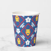 Ted Lasso Muster Pappbecher (Rückseite)
