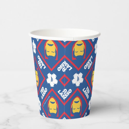 Ted Lasso Muster Pappbecher (Rechts)