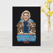 Ted Lasso | Rebecca Welton Bobblehead Karte (Gelbe Blume)