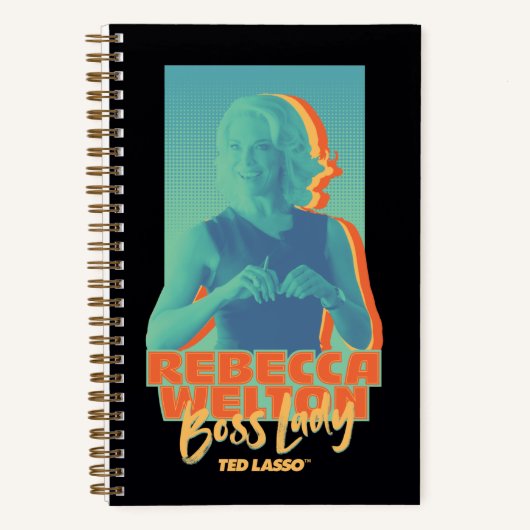 Ted Lasso | Rebecca Welton Boss Lady Graphic Notizblock (Vorderseite)