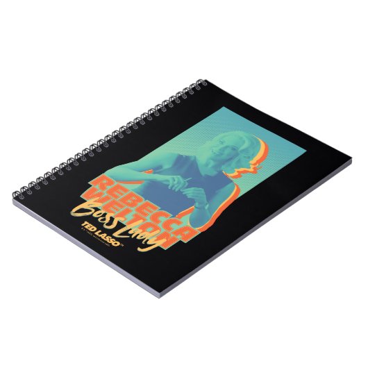 Ted Lasso | Rebecca Welton Boss Lady Graphy Notizblock (Linke Seite)