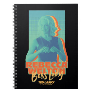 Ted Lasso   Rebecca Welton Boss Lady Graphy Notizblock