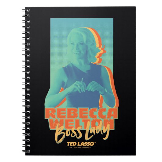 Ted Lasso | Rebecca Welton Boss Lady Graphy Notizblock (Vorderseite)