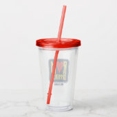 Ted Lasso | Rom Communism Graphic Acryltrinkbecher (Rückseite)