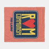 Ted Lasso | Rom Communism Graphic Fleecedecke (Vorderseite (Horizontal))