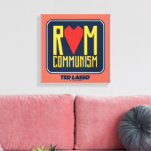 Ted Lasso | Rom Communism Graphic Leinwanddruck (Insitu (Wohnzimmer))