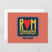 Ted Lasso | Rom Communism Graphic Postkarte (Vorne/Hinten)
