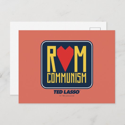 Ted Lasso | Rom Communism Graphic Postkarte (Vorne/Hinten)