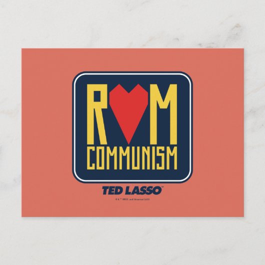 Ted Lasso | Rom Communism Graphic Postkarte (Vorderseite)