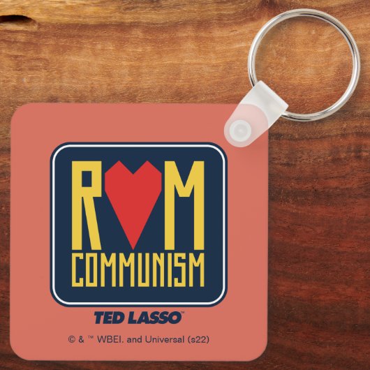 Ted Lasso | Rom Communism Graphic Schlüsselanhänger (Rückseite)