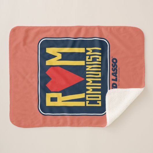 Ted Lasso | Rom Communism Graphic Sherpadecke (Vorderseite (Horizontal))