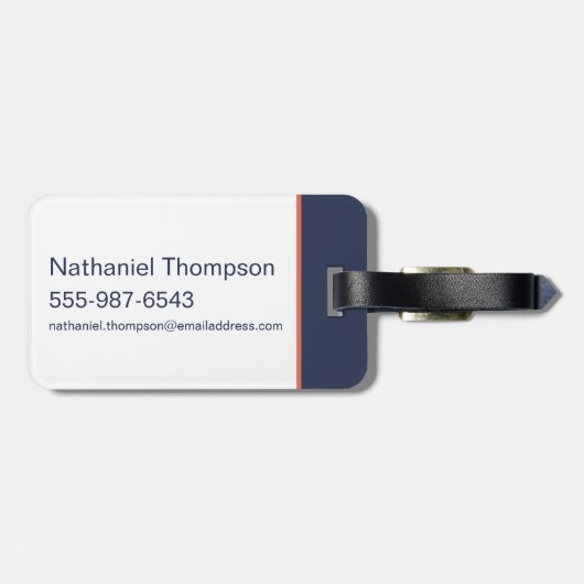 Ted Lasso | Roy Kent Bobblehead Gepäckanhänger (Rückseite horizontal)