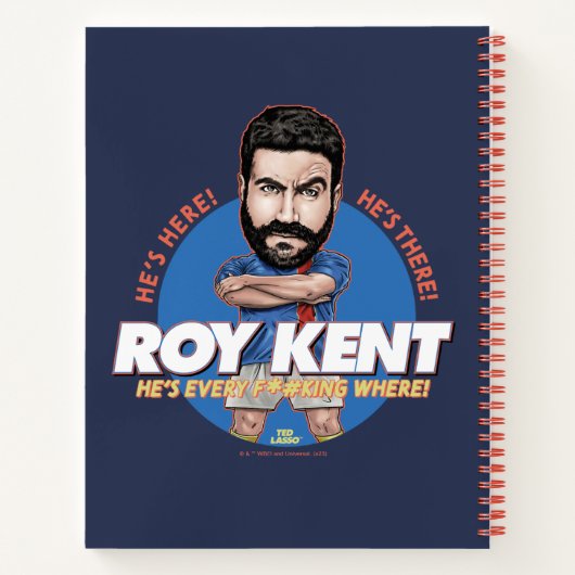 Ted Lasso | Roy Kent Bobblehead Notizblock (Rückseite)