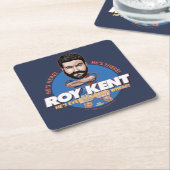 Ted Lasso | Roy Kent Bobblehead Rechteckiger Pappuntersetzer (angewinkelt)