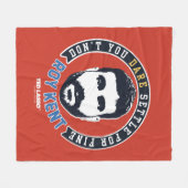 Ted Lasso | Roy Kent Don't You Dare Settle Fleecedecke (Vorderseite (Horizontal))