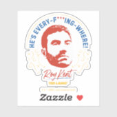 Ted Lasso | Roy Kent Er ist jeder — wo Aufkleber (Blatt)