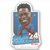 Ted Lasso | Sam Obisanya Bobblehead Aufkleber (Vorderseite)