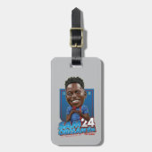 Ted Lasso | Sam Obisanya Bobblehead Gepäckanhänger (Vorderseite vertikal)