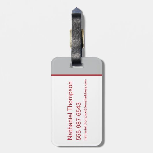 Ted Lasso | Sam Obisanya Bobblehead Gepäckanhänger (Rückseite vertikal)