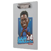 Ted Lasso | Sam Obisanya Bobblehead Klemmbrett (Links)