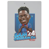 Ted Lasso | Sam Obisanya Bobblehead Klemmbrett (Rückseite)