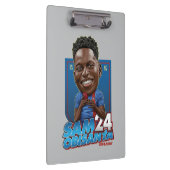 Ted Lasso | Sam Obisanya Bobblehead Klemmbrett (Rechts)