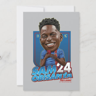 Ted Lasso | Sam Obisanya Bobblehead Mitteilungskarte