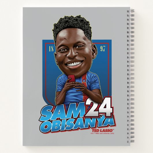 Ted Lasso | Sam Obisanya Bobblehead Notizblock (Rückseite)