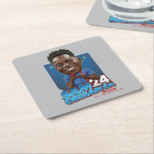 Ted Lasso | Sam Obisanya Bobblehead Rechteckiger Pappuntersetzer (angewinkelt)