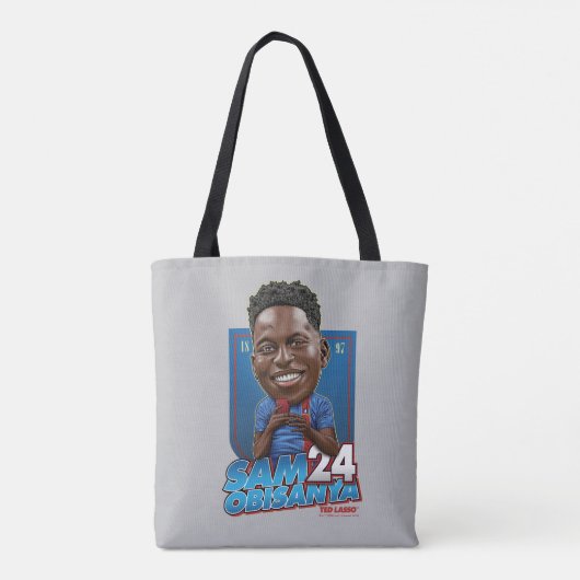 Ted Lasso | Sam Obisanya Bobblehead Tasche (Rückseite)