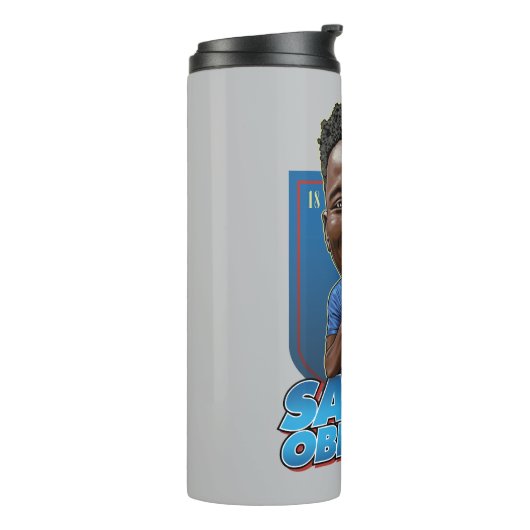 Ted Lasso | Sam Obisanya Bobblehead Thermosbecher (Nach links gedreht)