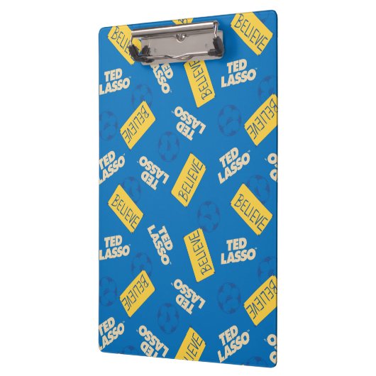 Ted Lasso | Sign and Ball Toss Muster glauben Klemmbrett (Links)
