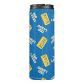 Ted Lasso | Sign and Ball Toss Muster glauben Thermosbecher (Rückseite)