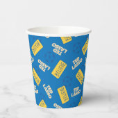 Ted Lasso Soccer Pattern Pappbecher (Links)