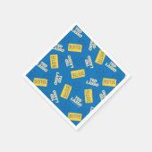 Ted Lasso Soccer Pattern Serviette (Ecke)