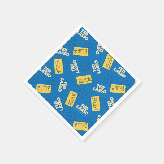 Ted Lasso Soccer Pattern Serviette (Ecke)