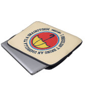 Ted Lasso | Sollte der Regenschirm nicht zum Brain Laptopschutzhülle (Vorne Knopf)