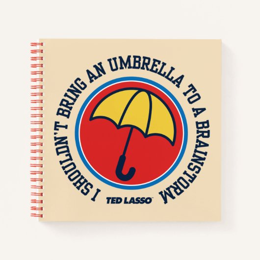 Ted Lasso | Sollte der Regenschirm nicht zum Brain Notizblock (Vorderseite)