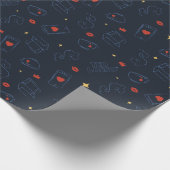 Ted Lasso | Tea and Biscuit Icon Toss Pattern Geschenkpapier (Ecke)