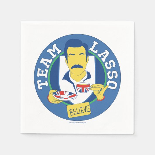 Ted Lasso | Team Lasso - Believe Serviette (Vorderseite)