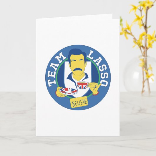 Ted Lasso | Team Lasso - Glauben Karte (Gelbe Blume)