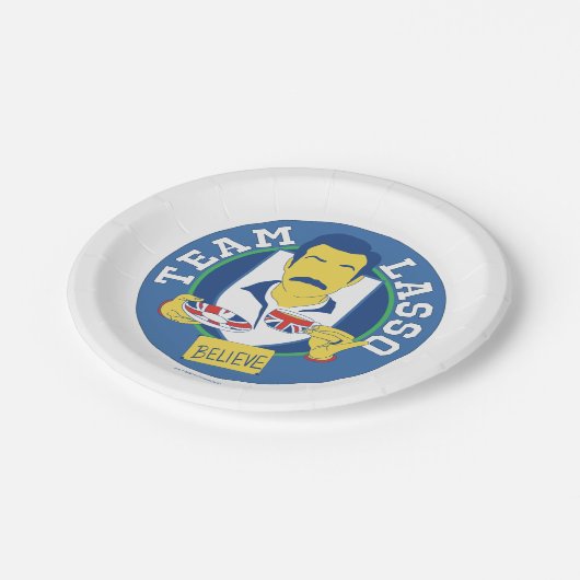 Ted Lasso | Team Lasso - Glauben Pappteller (Schrägansicht)