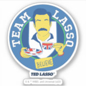 Ted Lasso | Team Lasso Tee Iconic Avatar Aufkleber (Vorderseite)