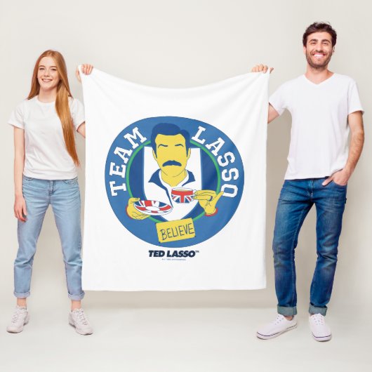 Ted Lasso | Team Lasso Tee Iconic Avatar Fleecedecke (Beispiel)