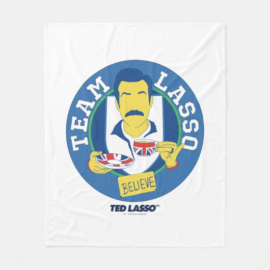 Ted Lasso | Team Lasso Tee Iconic Avatar Fleecedecke (Vorderseite)
