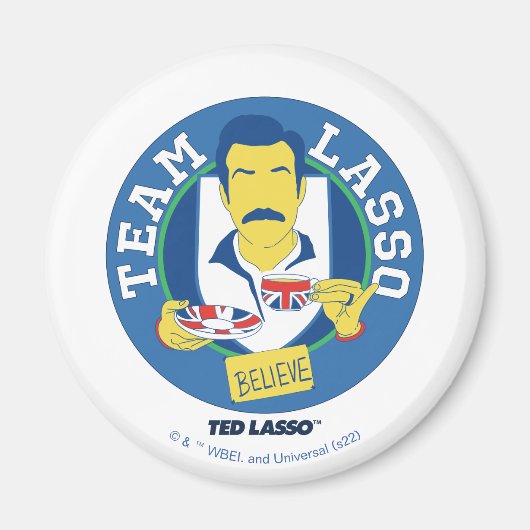 Ted Lasso | Team Lasso Tee Iconic Avatar Magnet (Vorne)