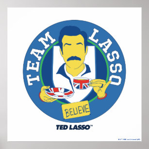 Ted Lasso   Team Lasso Tee Iconic Avatar Poster