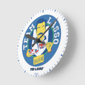 Ted Lasso | Team Lasso Tee Iconic Avatar Runde Wanduhr (Winkel)