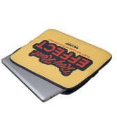 Ted Lasso | The Roy Kent Effect Typografy Graphic Laptopschutzhülle (Vorne Knopf)