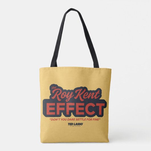 Ted Lasso | The Roy Kent Effect Typografy Graphic Tasche (Rückseite)